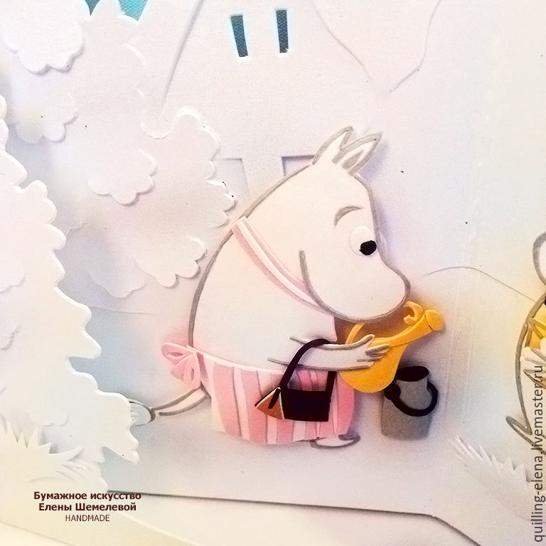 Открытка с муми троллями 83