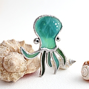 Купить Брошь морская "Чайка" - белый, брошь, морской стиль, морские ...