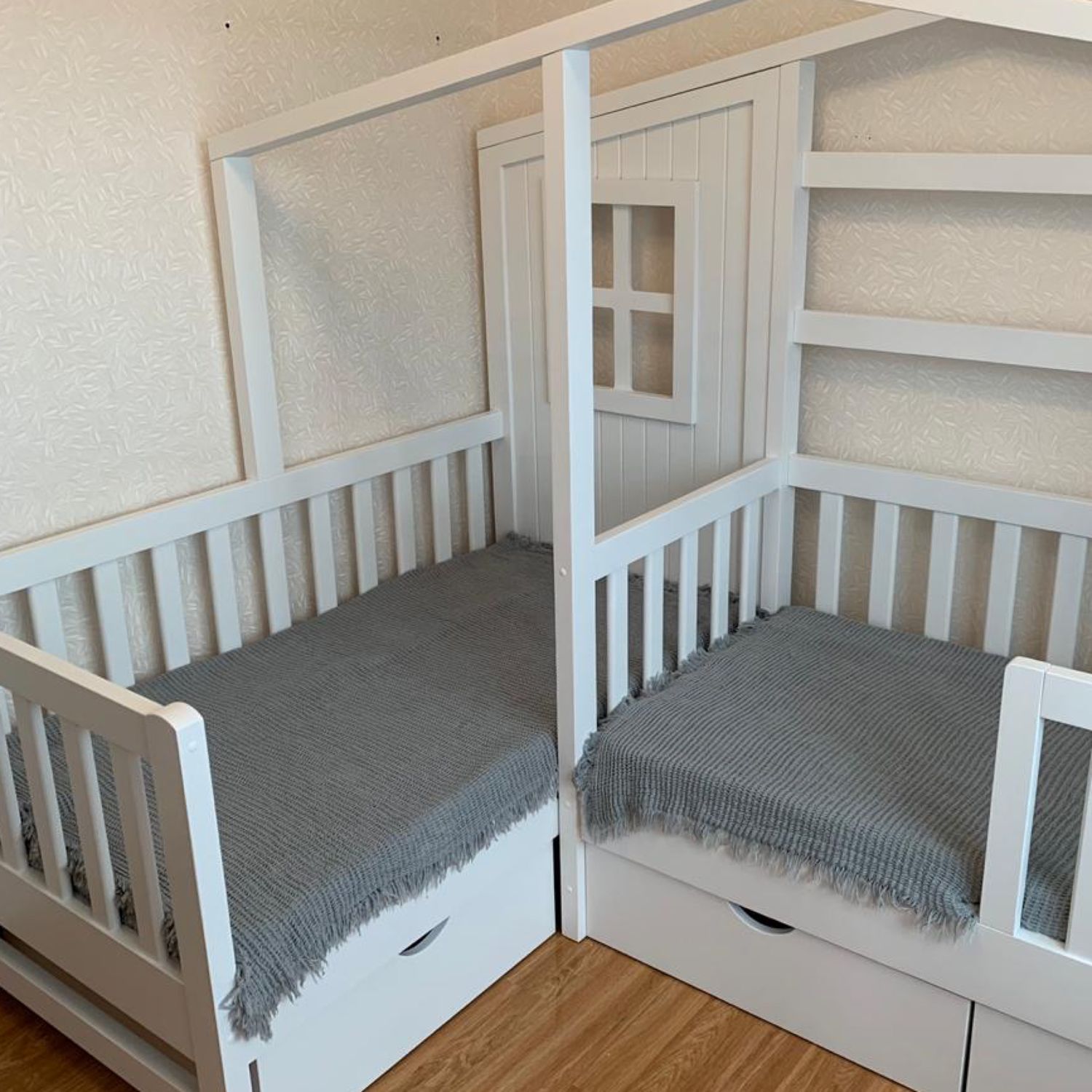 Детская Кровать Для Двоих Угловая
