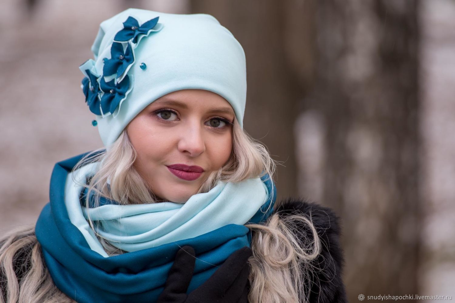 Снуды и шапки своими руками 74
