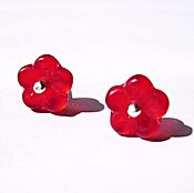 Серьги гвоздики ручная работа Серьги гвоздики ручная работа