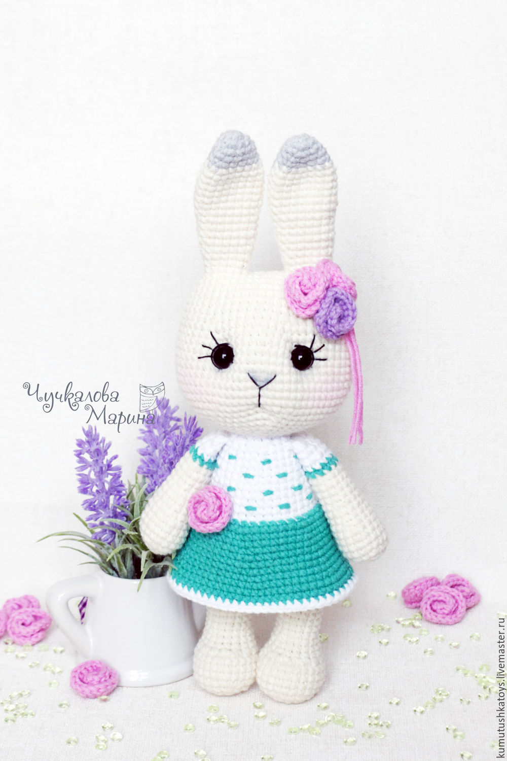 Вязанные игрушки крючком зайцы Вязанные игрушки крючком зайцы