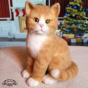 Валяние из шерсти котёнок фото Валяние из шерсти котёнок фото
