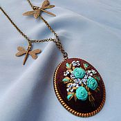 Кулон с вышивкой Кулон с вышивкой