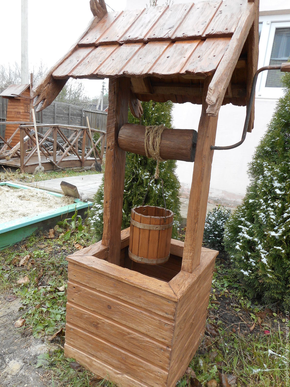 Как сделать деревянный колодец - AtmWood 14 Как сделать деревянный колодец - AtmWood 45