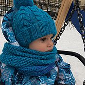 Детские шапки и снуд вязание