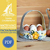 Мастер класс пасхальных корзиночек Мастер класс пасхальных корзиночек