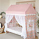 Canopy for the crib: cape, textile roof for the crib house, Canopy for crib, Ekaterinburg,  Фото №1