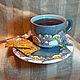 teacups: Winter landscape, Single Tea Sets, Smolensk,  Фото №1