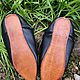 Slippers p. .38 by 37, leather, handmade, Indonesia. Vintage shoes. Dutch West - Indian Company. My Livemaster. Фото №6