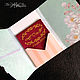 greeting card anniversary wedding embroidery handkerchief bow
