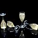 Order A doll's drink: champagne glasses 'Tulip'. Miniaturefood (Natalia Makarevich). Livemaster. . Dishes for dolls Фото №3