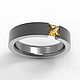 Titanium ring with Citrine. Rings. asgdesign. My Livemaster. Фото №6