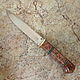 Knife 'Peshets-2' 95h18 stab.Karelian birch. Knives. Artesaos e Fortuna. My Livemaster. Фото №5