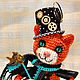 Steampunk Cat 'Abigail', Tilda Toys, St. Petersburg,  Фото №1