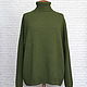 Sweater cashmere oversize loose shoulder coniferous, Sweaters, Permian,  Фото №1
