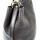 Order Womens leather handbag 'Chloe' black. Russian leather Guild. Livemaster. . Classic Bag Фото №3