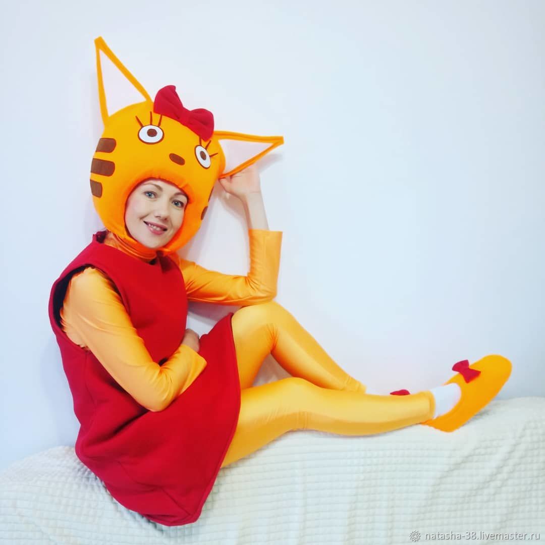 Карнавальные костюмы: костюм для аниматоров Карамелька Три кота в ...