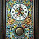 Clocks, decorative,ceramic, with pendulum. Watch. Solo. Online shopping on My Livemaster.  Фото №2