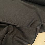 Материалы для творчества handmade. Livemaster - original item Fabric: Wool suit dark gray. Handmade.