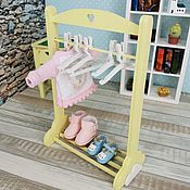 Кукольная мебель: письменный стол и стул для кукол 1/4, заготовка