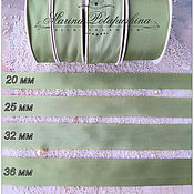 Материалы для творчества handmade. Livemaster - original item Silk ribbons, Shire. 20-25-32-36 mm. Handmade.