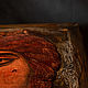 Икона деревянная "Ангел Златые Власы". Иконы. Деревянные иконы ручной работы. Юрий. Ярмарка Мастеров.  Фото №5