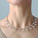 Wedding tiara 2 in 1 (necklace) made of 925 silver with natural topaz. Tiaras. Samotsvety mira. Neobychnye ukrasheniya. Ярмарка Мастеров.  Фото №5