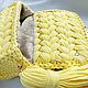 Сумка зефирка "ЛИМОН". Клатчи. Cranberry-knits. Интернет-магазин Ярмарка Мастеров.  Фото №2