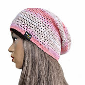 Аксессуары handmade. Livemaster - original item Beanie knitted hat Lana. Handmade.
