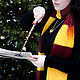 Scarf Harry Potter Gryffindor knit scarf Harry Potter, Scarves, Elektrostal,  Фото №1