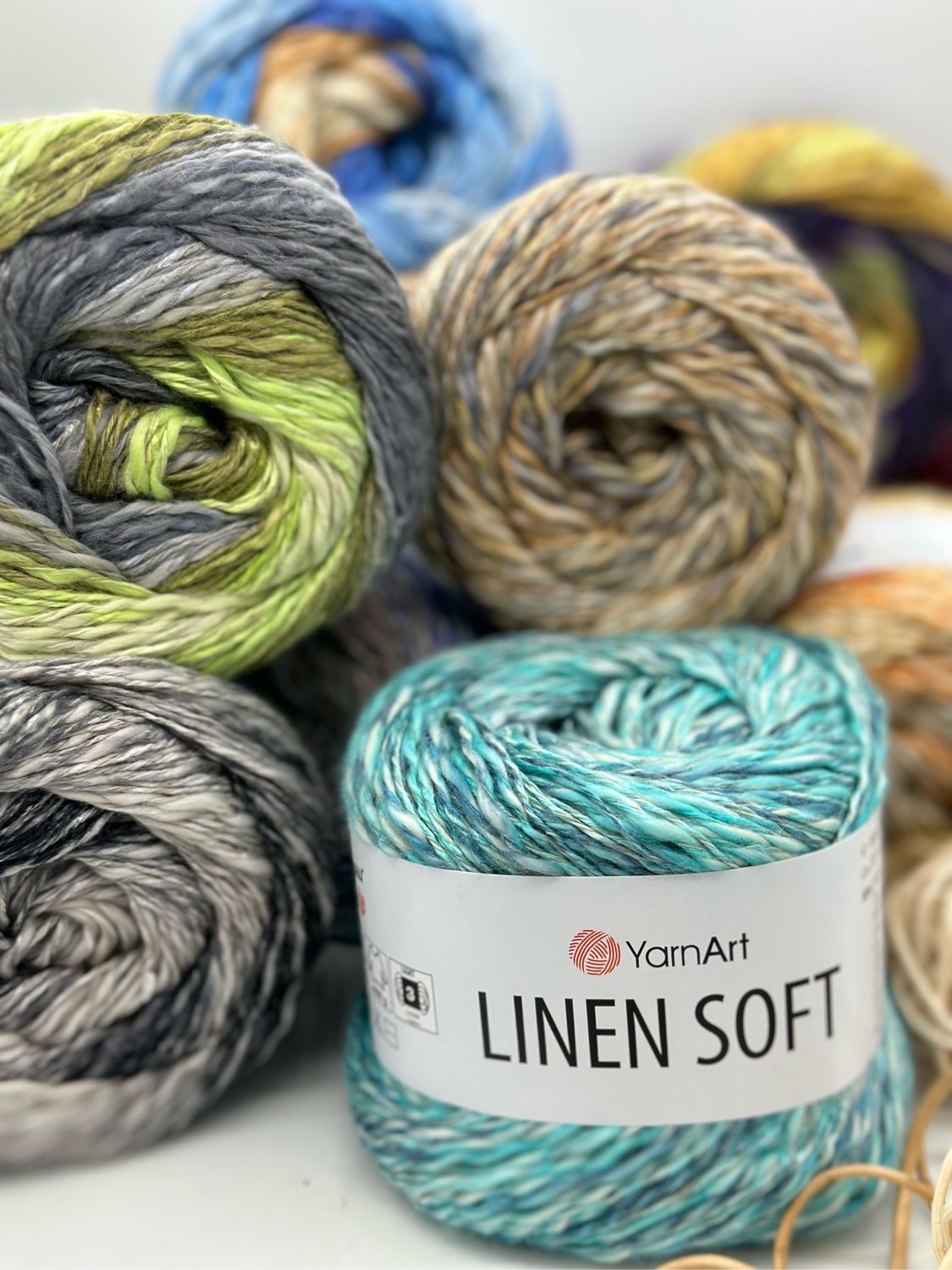 Пряжа Yarn Art Linen Soft в интернет-магазине Ярмарка Мастеров по цене 299  ₽ – V18KWRU | Пряжа, Санкт-Петербург - доставка по России