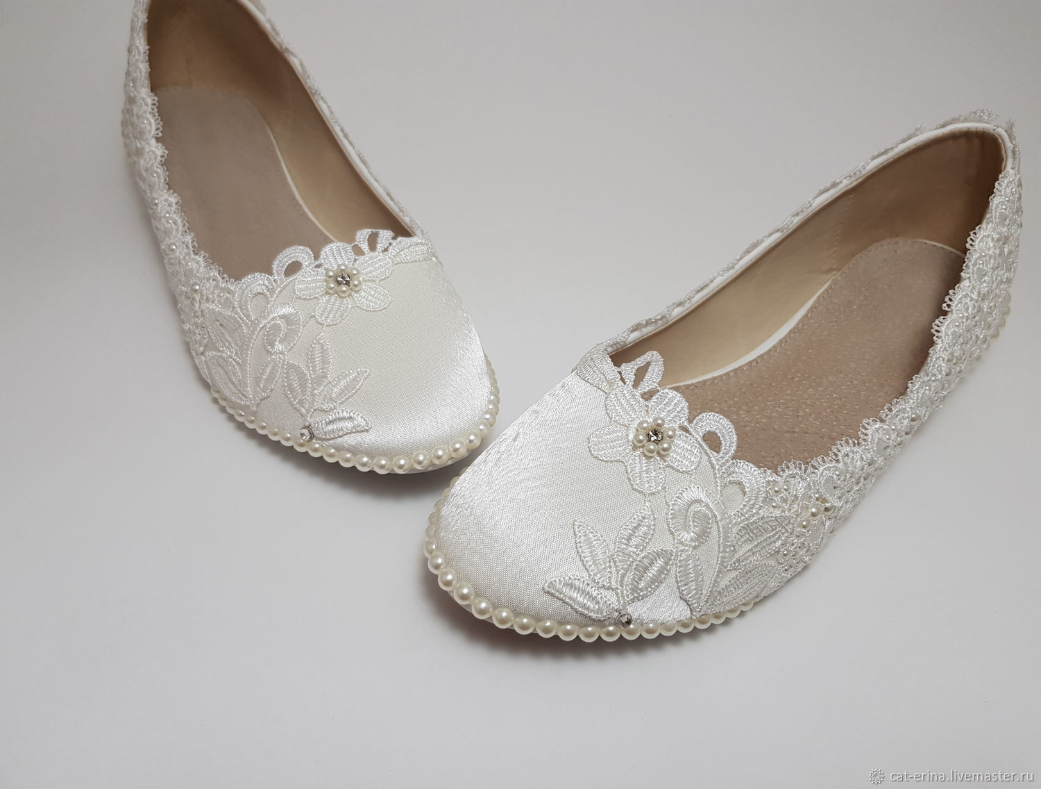 Свадебные туфли балетки