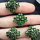 Chrome diopside ring, silver with black coating, Rings, Moscow,  Фото №1