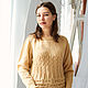 Sweater - spring sun. Sweaters. Yuliya knitting. Online shopping on My Livemaster.  Фото №2