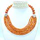 Necklace of 7 threads 'Anthea' from serdilik, beads. Necklace. Dorida's Gems (Dorida-s-gems). Online shopping on My Livemaster.  Фото №2