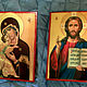 Wedding couple, hand-written icons of the Lord and the virgin Mary. Icons. Orthodox icon (icona-icona). Online shopping on My Livemaster.  Фото №2
