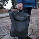 Рюкзак кожаный Free soul темно-серый, Рюкзаки, Москва,  Фото №1
