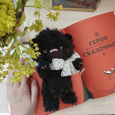 Куклы и игрушки ручной работы. Ярмарка Мастеров - ручная работа Медвежонок, вязаный медведь, Мишка Эспрессо, плюшевый мишка. Handmade.