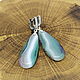 Order Spring and Ice Earrings (tinted agate). Selberiya shop. Livemaster. . Earrings Фото №3