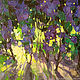 Among lilacs. Oil painting. Pictures. StudioMoments. My Livemaster. Фото №4