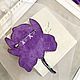 Броши из бисера ручной работы Ирисы (Set of Iris Flowers). Брошь-булавка. Soul Garden Brooches. Ярмарка Мастеров.  Фото №15