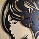 Order Metal watch for beauty salon. Watch for Barber shop. custom. arnometaldecor. Livemaster. . Watch Фото №3