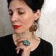 Кольцо из меди «Цвет бирюзы» (color turquoise). Кольца. Своя История. Ярмарка Мастеров.  Фото №6
