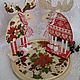 Christmas fairy Moose. Figurines. Klukva ( decoupage). Online shopping on My Livemaster.  Фото №2