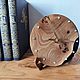 Деревянные настольные часы с чёрной смолой. Часы классические. Woodpresnya. Ярмарка Мастеров.  Фото №4