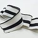 Braid: Viscose garters black and white, braid, Moscow,  Фото №1