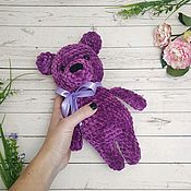 Куклы и игрушки handmade. Livemaster - original item Knitted toy bear plush stuffed bear. Handmade.