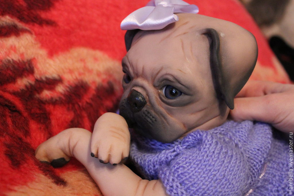 reborn pug doll