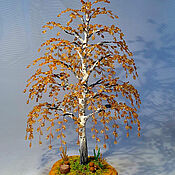 Дерево из бисера Глициния «Лиловый дождь»